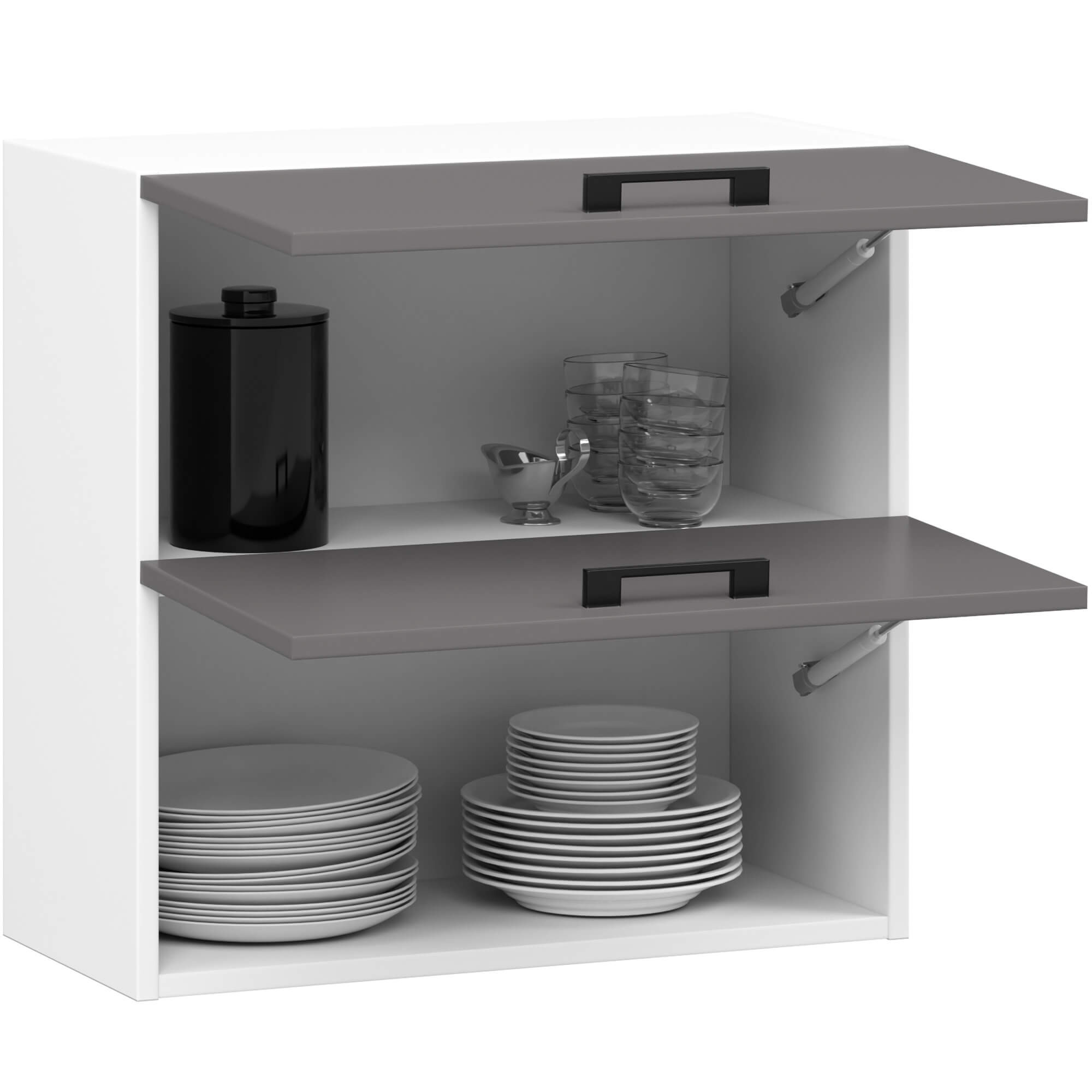 Raumhirsch Küchenhängeschrank 60 cm Weiß / matt hängend 2 Türen Kollektion OLIWIA Detailansicht 1