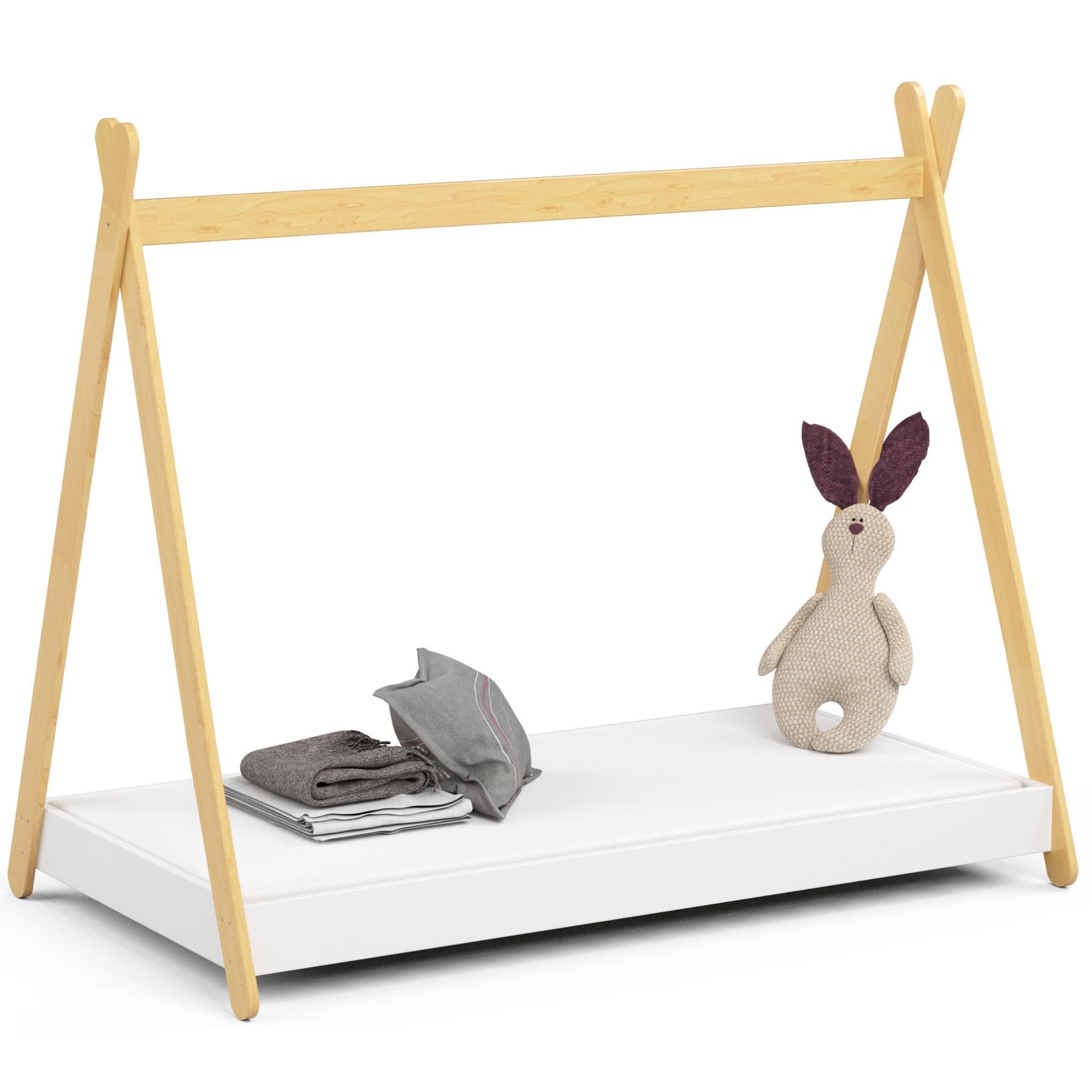 Lit enfant Blanc mat
