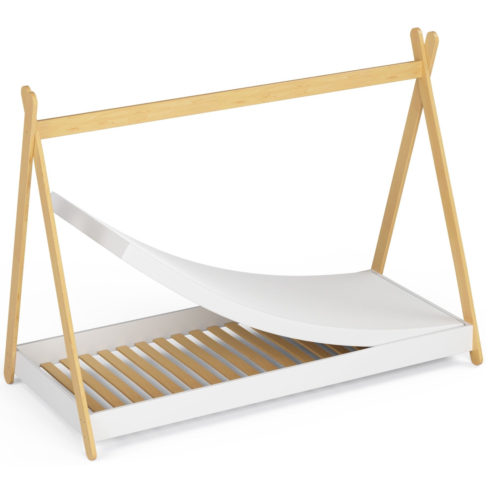 Lit enfant Blanc mat