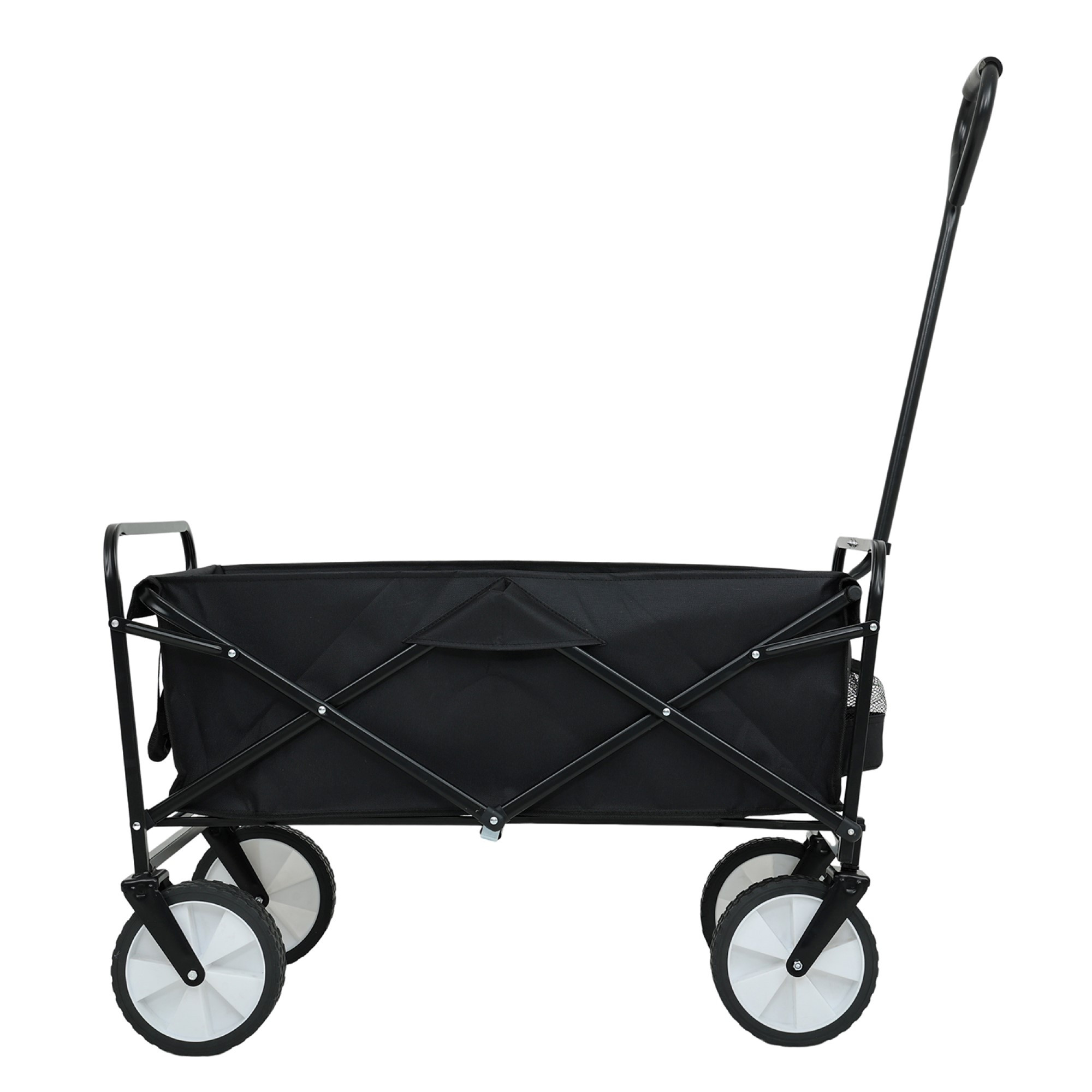 Raumhirsch Chariot pliable tout-terrain acier / plastique / tissu Oxford Charge 110 kg Pliable noir – dimensions et vue complémentaire