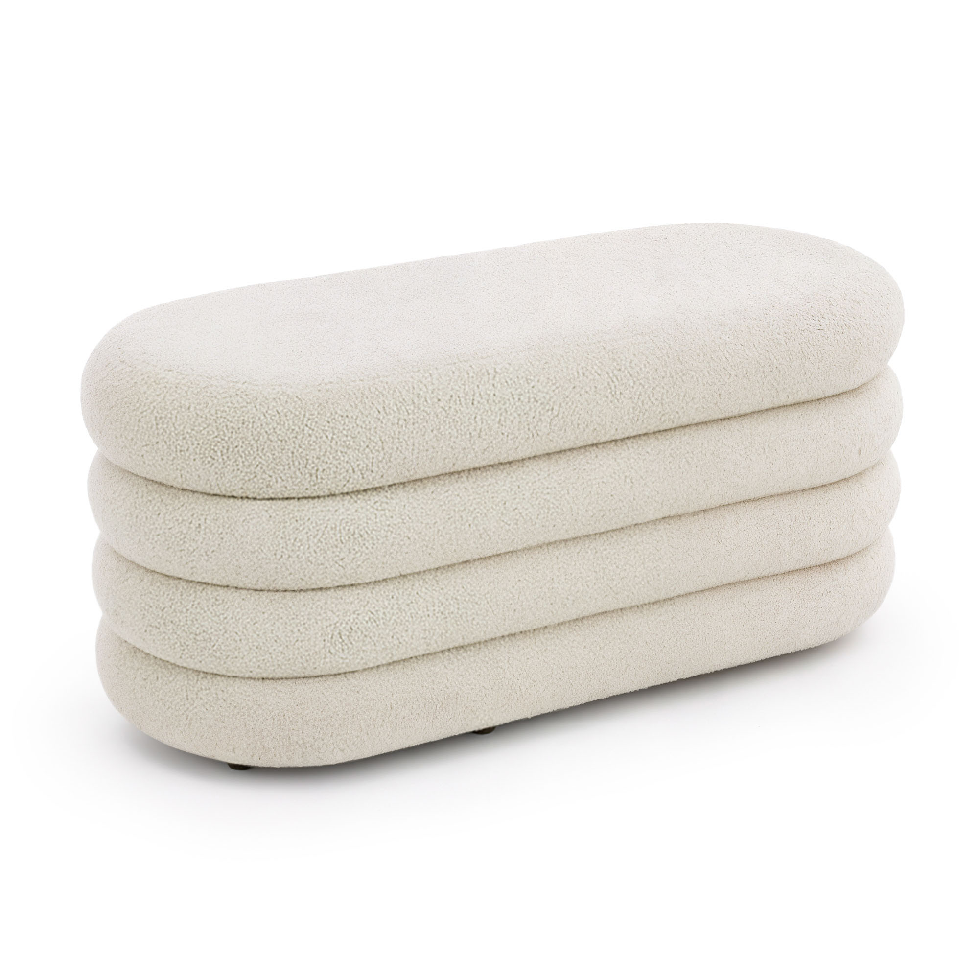 Raumhirsch Banc coffre Avec rangement Charge 100 kg blanc – vue principale