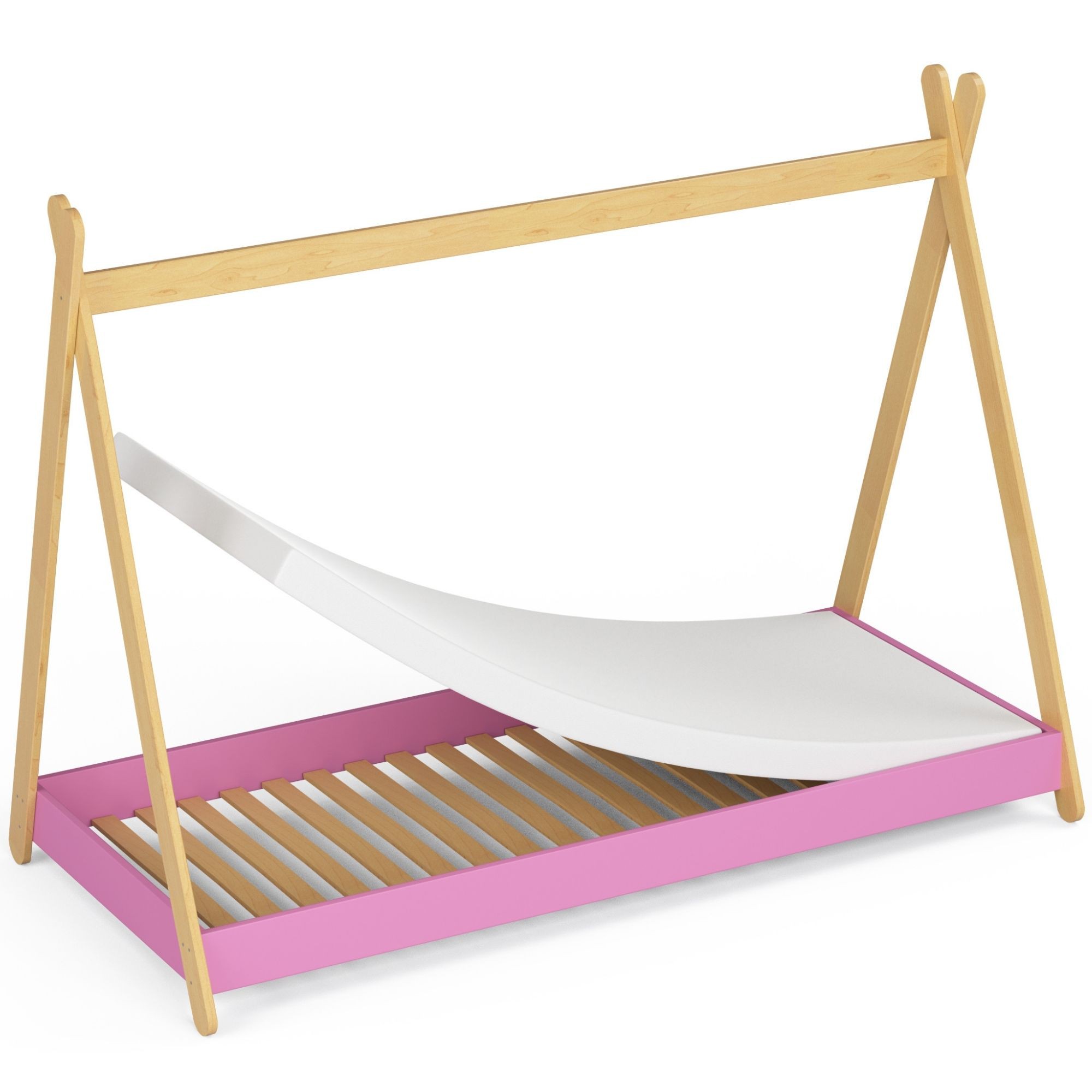 Lit enfant Rose mat