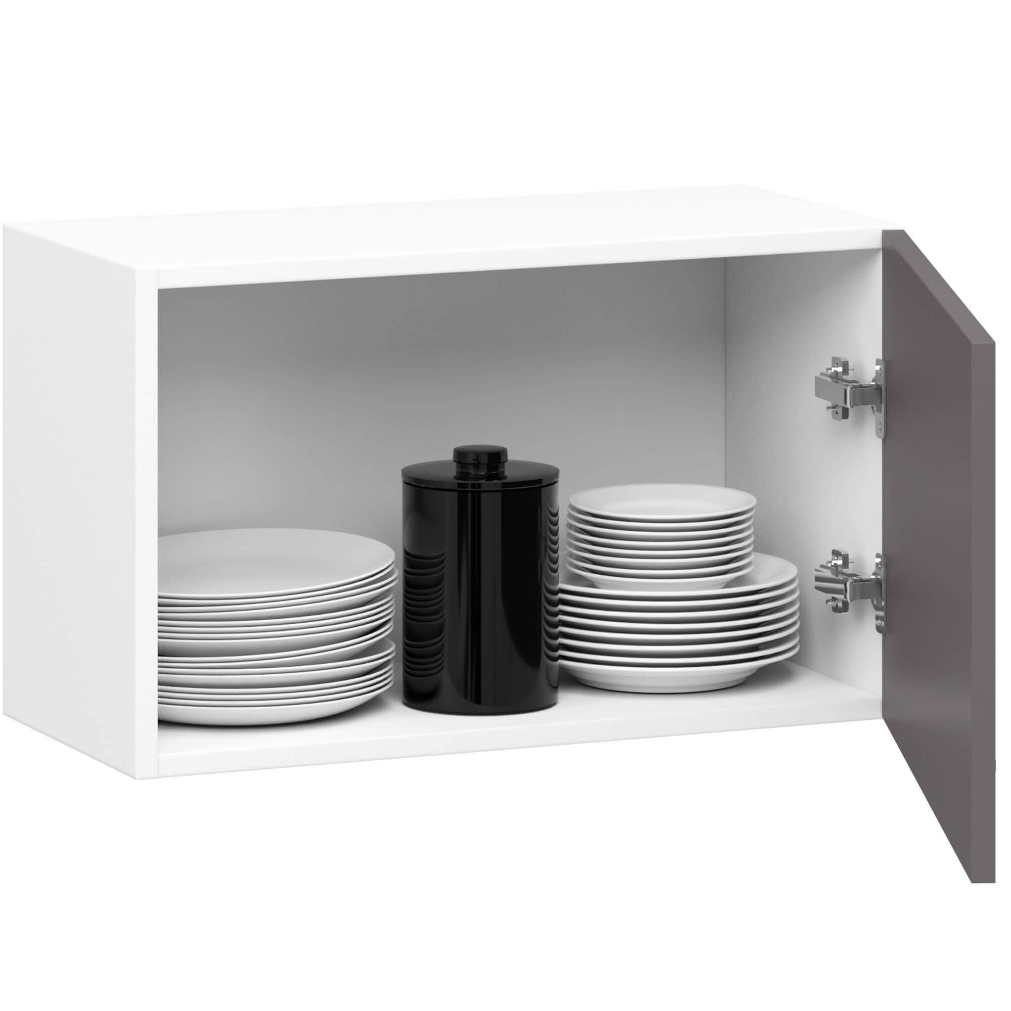 Raumhirsch Küchenhängeschrank 60 cm Weiß / matt hängend Soft-Close Kollektion LIMA Detailansicht 2