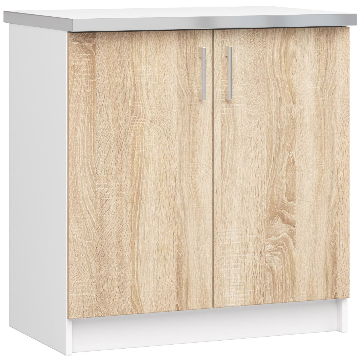 Raumhirsch Küchenunterschrank 80 cm moderne Ausführung mit Arbeitsplatte 2 Türen Kollektion LIMA Hauptansicht