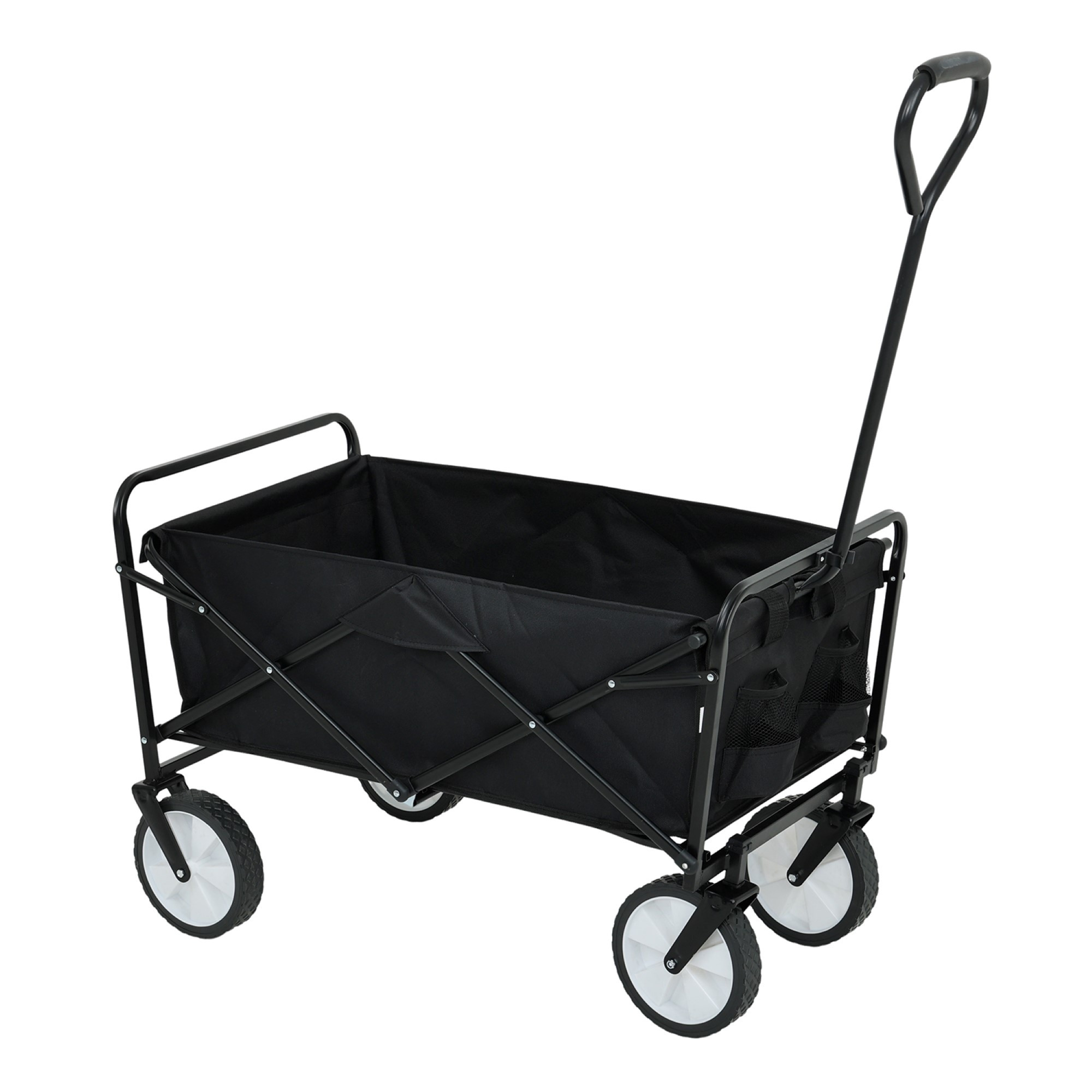 Raumhirsch Chariot pliable tout-terrain acier / plastique / tissu Oxford Charge 110 kg Pliable noir – vue principale