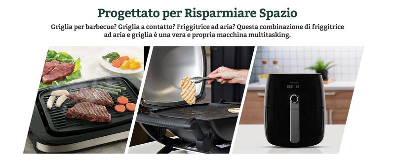 CHEFREE AFG01 - Friggitrice Ad Aria Forno 1650W & 6L - 8-in-1 - 4 Livelli Di Riscaldamento -Elettrodomestici Negozio AAHKMJXYDAFdJAOAIMEbOAchD3VsGnPiUjyg6RW bZeRtl0Xd QSLwBh1ZtztWcTgJX1 2Ze