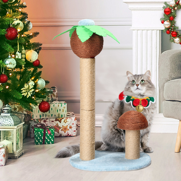 Coconut Palm Tree Cat Scratching Post Image 2