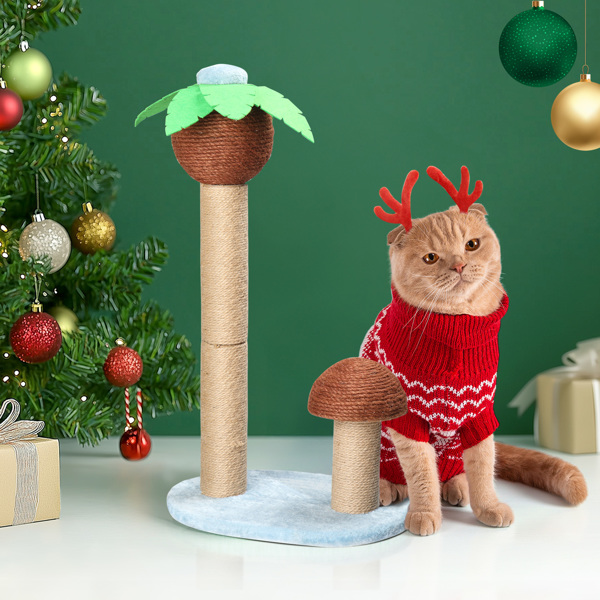 Coconut Palm Tree Cat Scratching Post Image 3