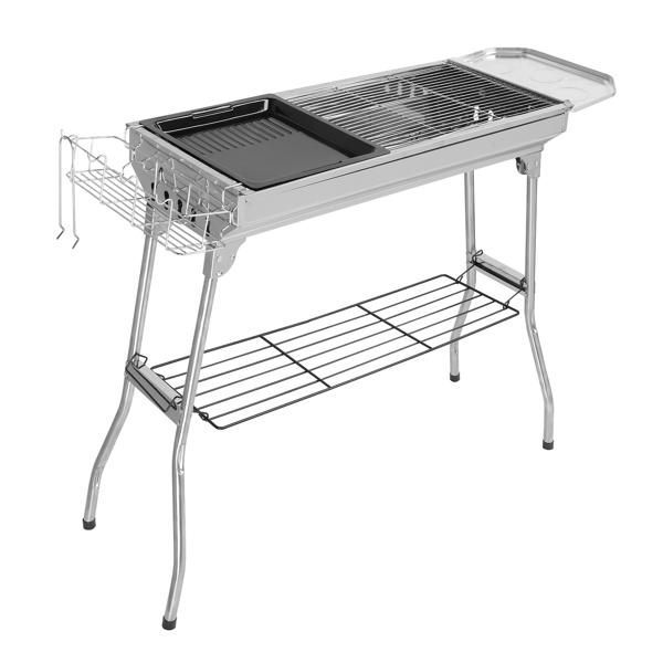 GROOFOO Portable Barbecue Charcoal Grill