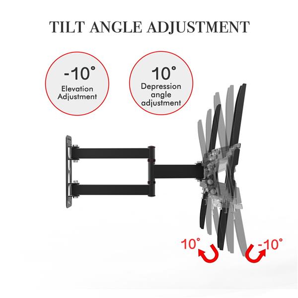 32-65寸单摆小底座电视架 TMXD-103承重35KG/VESE400*400/上下-10~ 10°-25