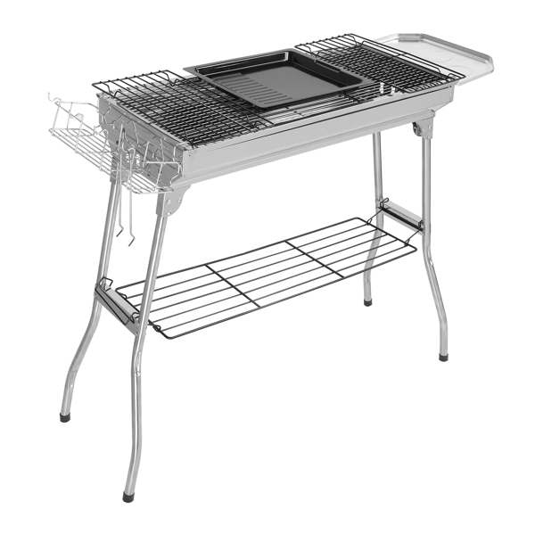 GROOFOO Portable Barbecue Charcoal Grill