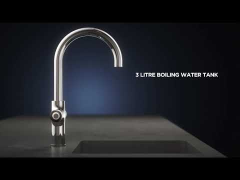 Bristan Kitchen Mixer Tap 4 In 1 Rapid Boiling Water Tank+Filter Modern Chrome -Faucet Shop