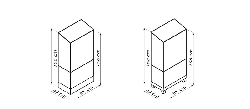 dimensions de la serre de balcon Polis
