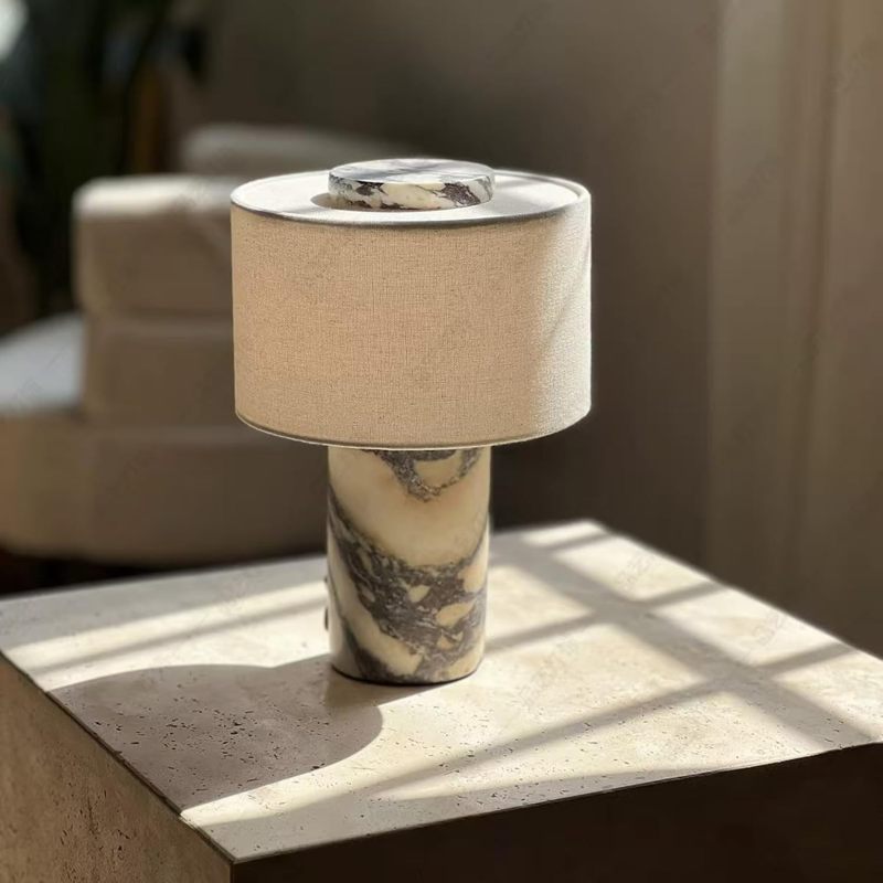 Commande tactile 3 intensités lampe marbre