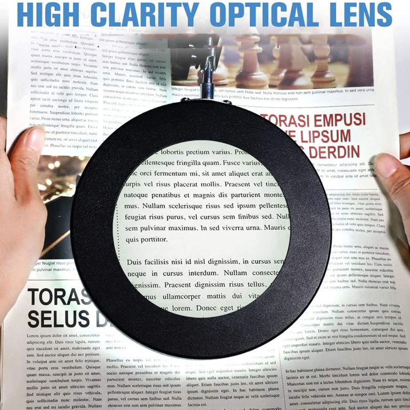 Loupe LED 10x à bras articulé Beyamis - vue d'ensemble