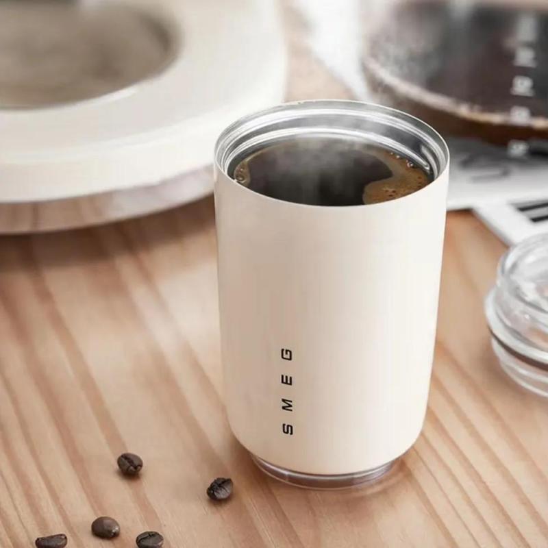 Tasse à café SMEG double paroi en acier inoxydable - vue d'ensemble