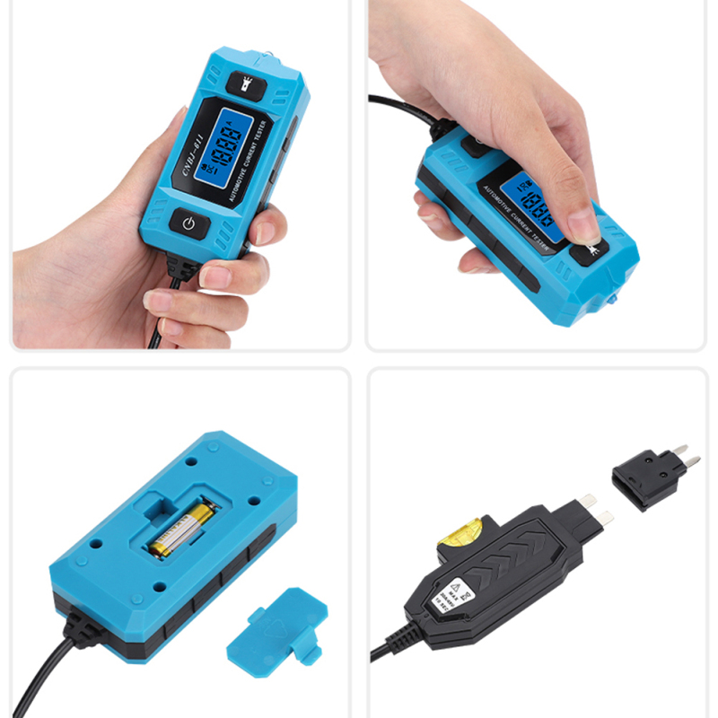 Testeur de courant avec éclairage LED pour automobile