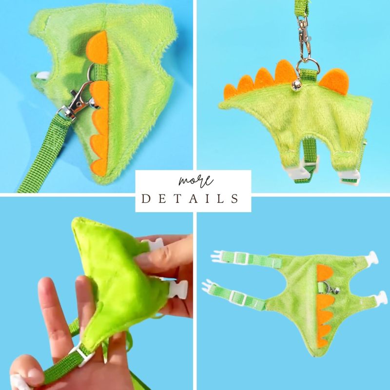 Accessoires vestimentaires pour harnais de hérisson Irovami - détail de la conception