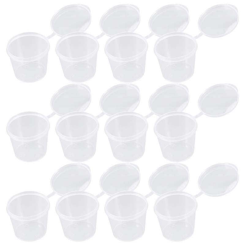Gobelets transparents Irovami - détail avec couvercle