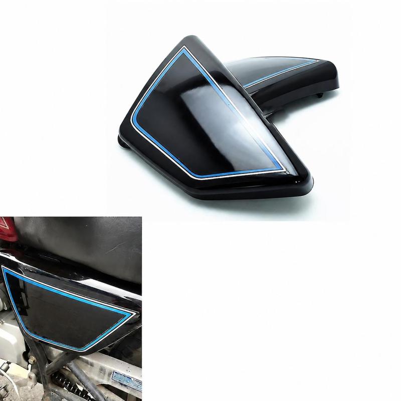 Cache latéral de batterie pour Suzuki GN125 Irovami - détail du matériau ABS