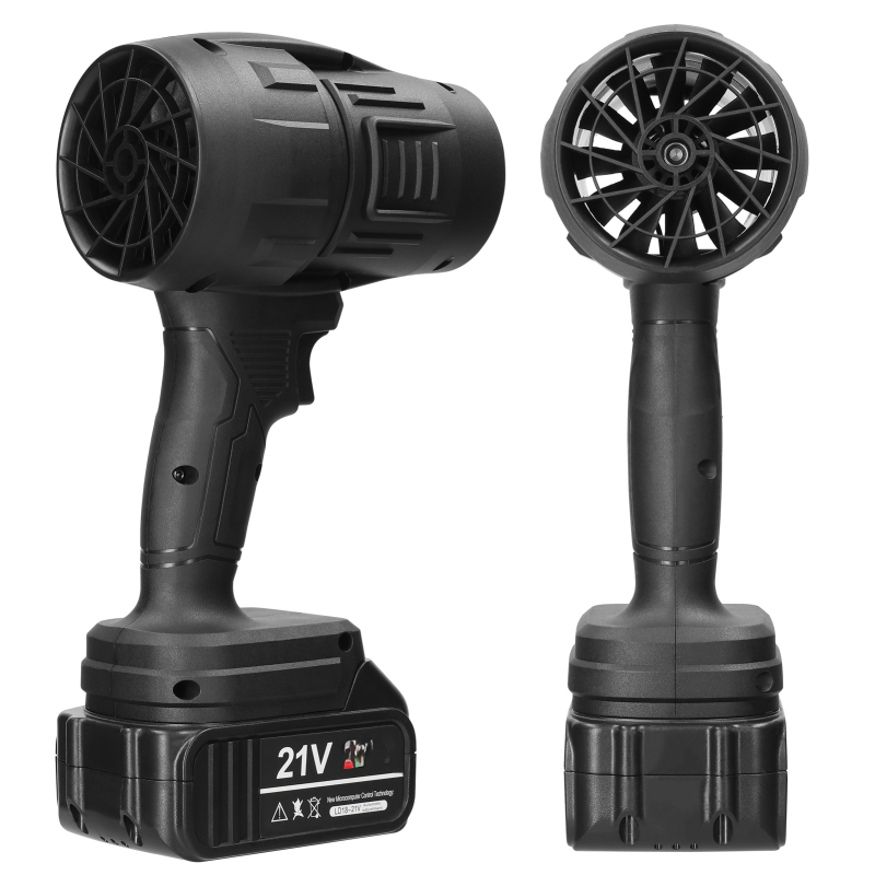 Ventilateur à jet Irovami - détail des batteries compatibles Makita