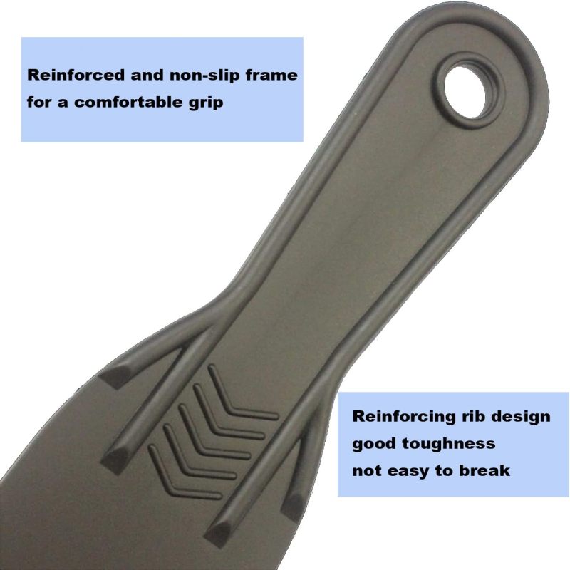 Kit de grattoirs en plastique - détail des tailles