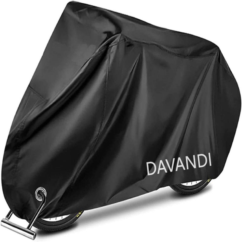 Housse de vélo imperméable 210D avec œillet antivol - vue ensemble