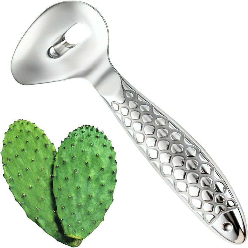 Éplucheur à cactus en acier inoxydable - Vue ensemble