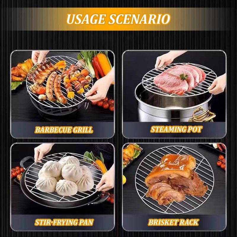 Grille barbecue inox 40cm Beyamis - vue d'ensemble