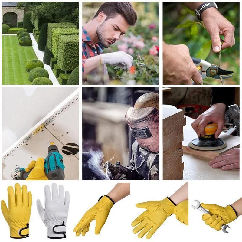 Gants de protection en cuir de mouton - vue produit