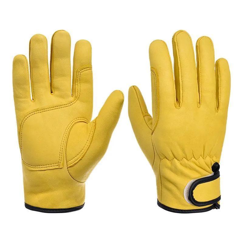 Gants de soudage résistants - démonstration d'utilisation
