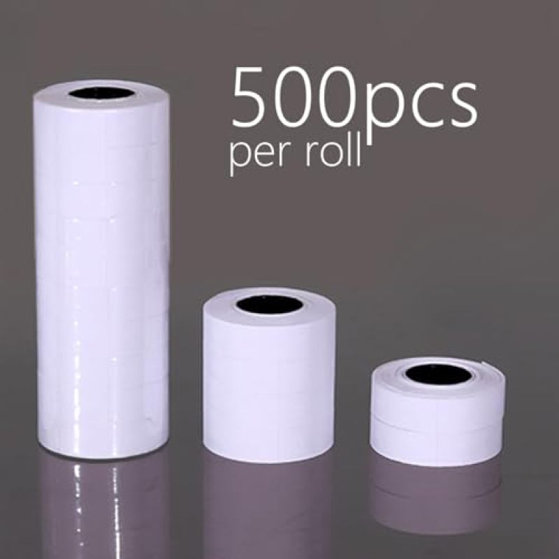 Irovami étiquettes prix double ligne MX-6600 lot 10 rouleaux vue générale