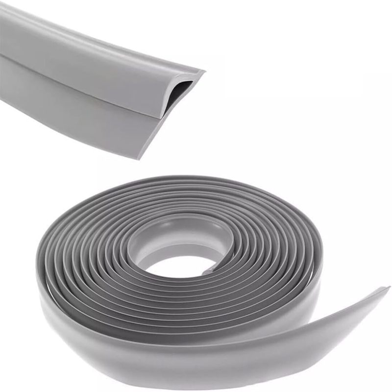 Irovami bande finition moquette PVC adhésive grise 3m vue générale