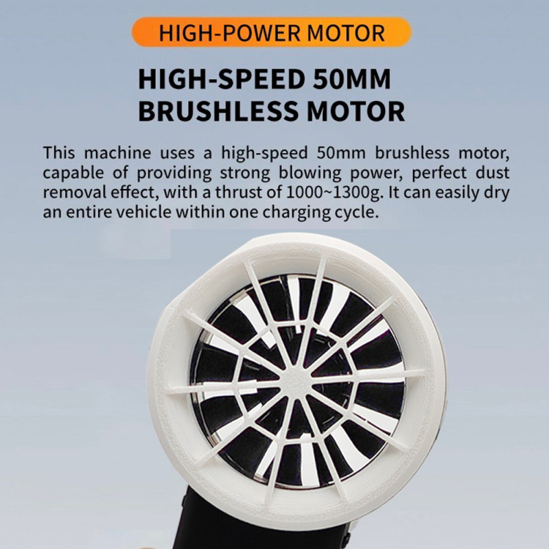 Ventilateur à jet X50 Irovami - détail du moteur et de l'embout