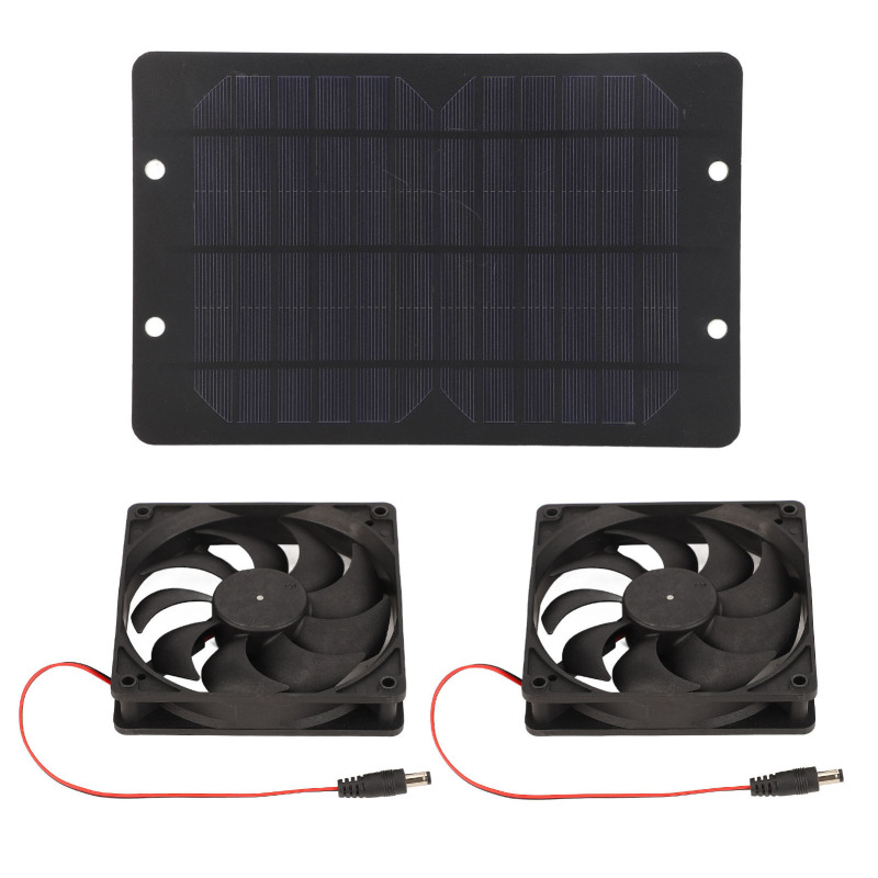 Kit ventilateur solaire double Irovami - détail