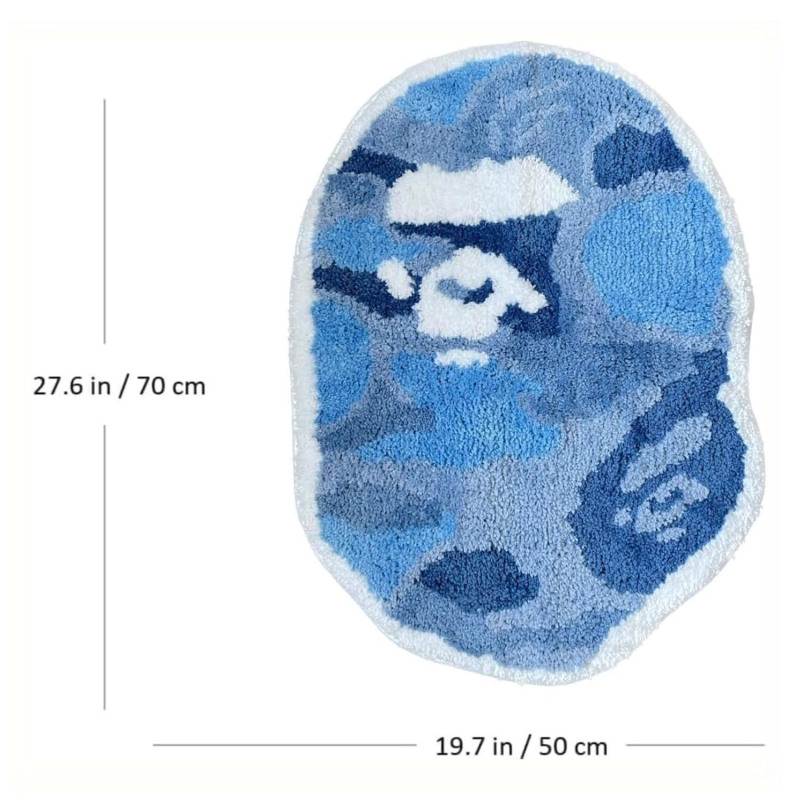 Beyamis tapis camouflage poudré 50x80cm vue générale