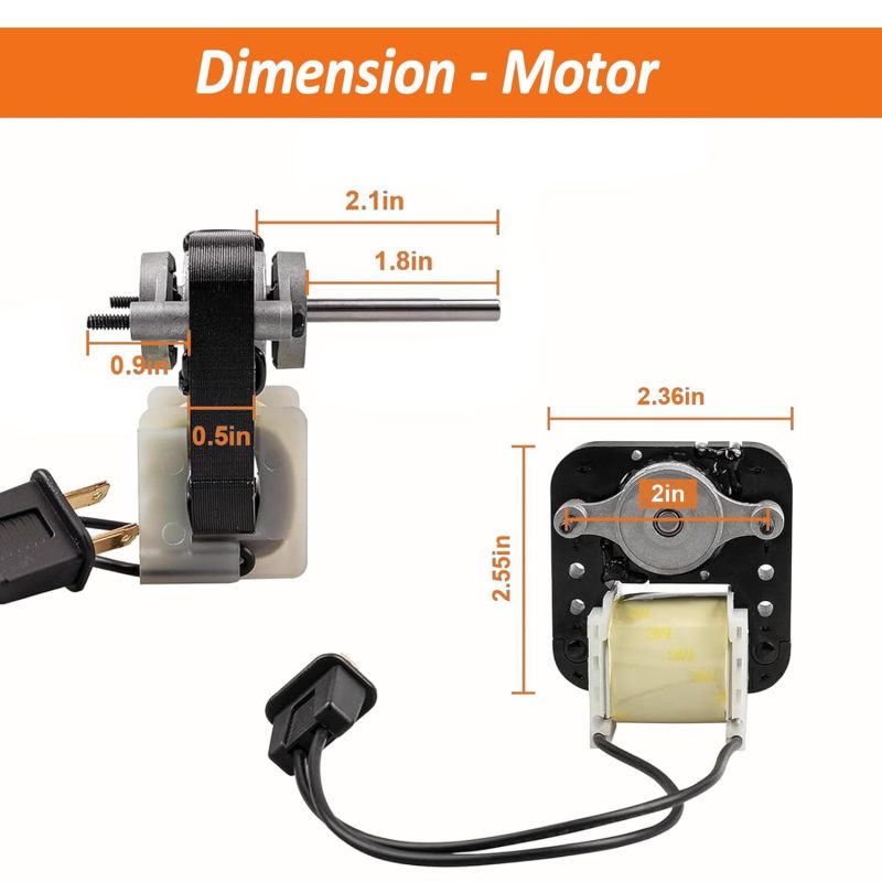 Moteur de remplacement pour ventilateur Irovami - détail