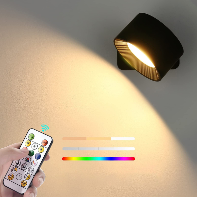 Installation sans perçage - Adhésif mural pour lampe sans fil