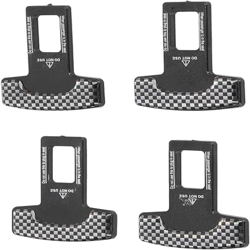 Fibre carbone aluminium clip ceinture