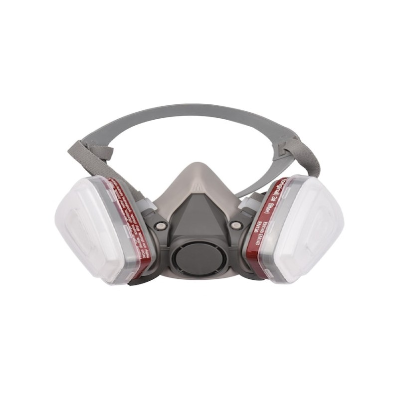 Masque anti-poussière 6200 kit 15 pièces avec lunettes vue générale