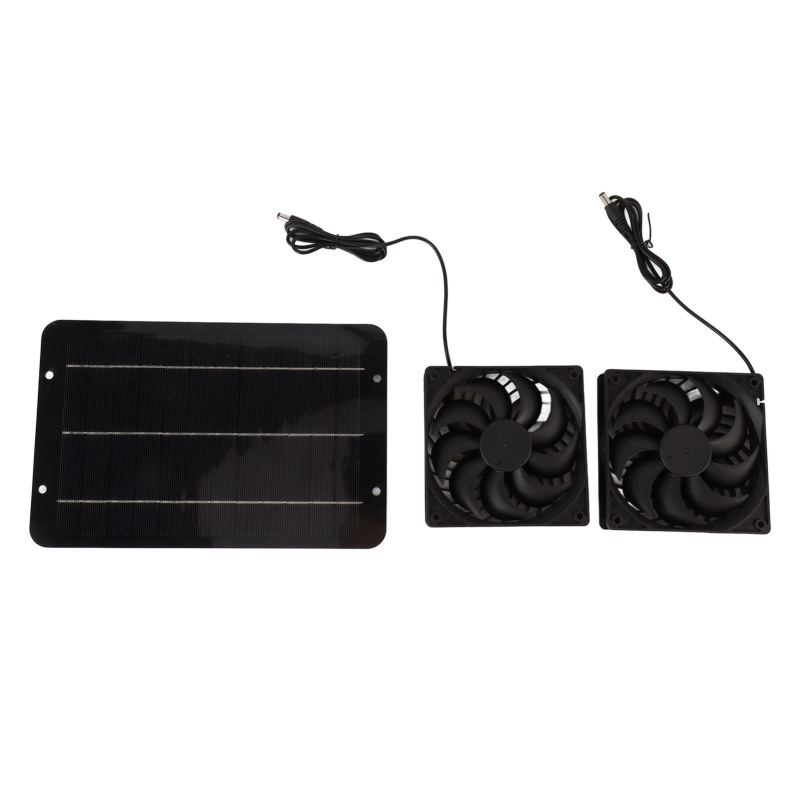 Kit ventilateur solaire 10W Irovami - vue complète