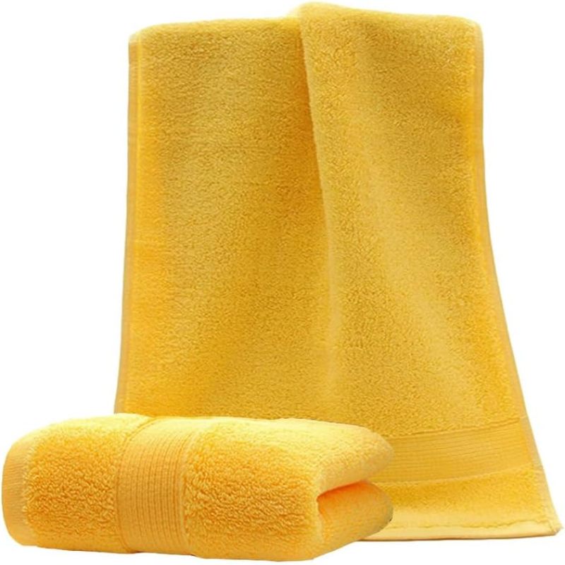 Lot de 2 serviettes de toilette 100% coton - vue d'ensemble