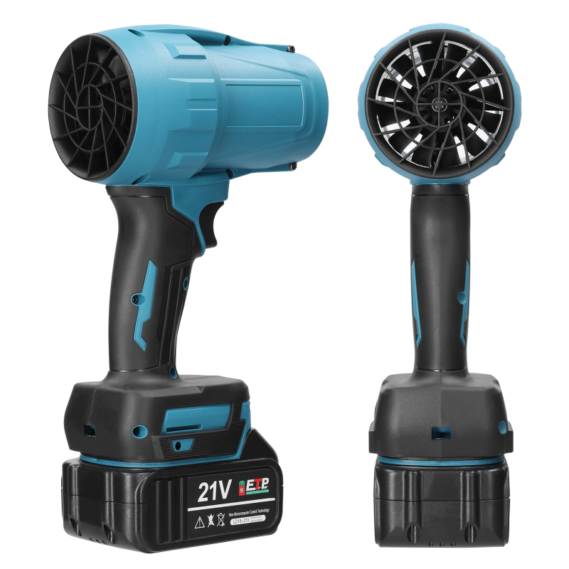 Ventilateur à jet Irovami - détail des batteries compatibles Makita