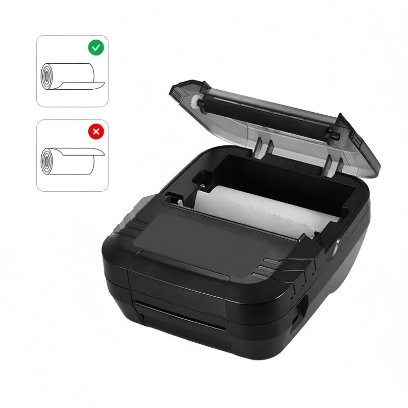 Imprimante thermique portable Bluetooth 80mm Beyamis - vue d'ensemble