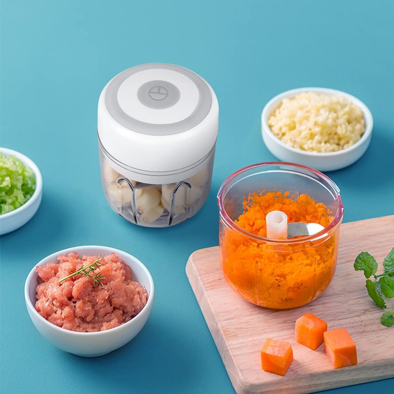 Picadora eléctrica portátil USB para alimentos para cocina
