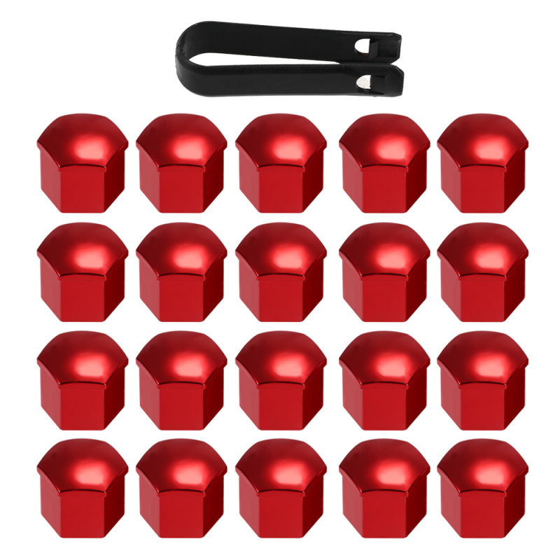 Instalación de tapas para tuercas de rueda
