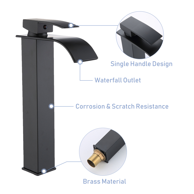 Installation du mitigeur cascade sur lavabo