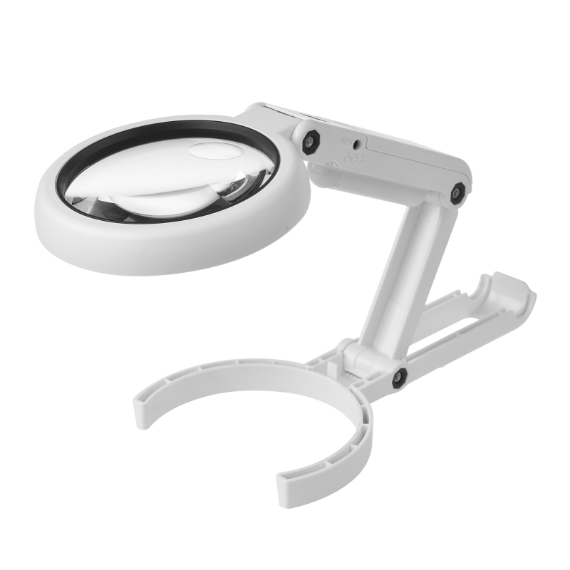 Loupe lumineuse LED 5X 10X avec support
