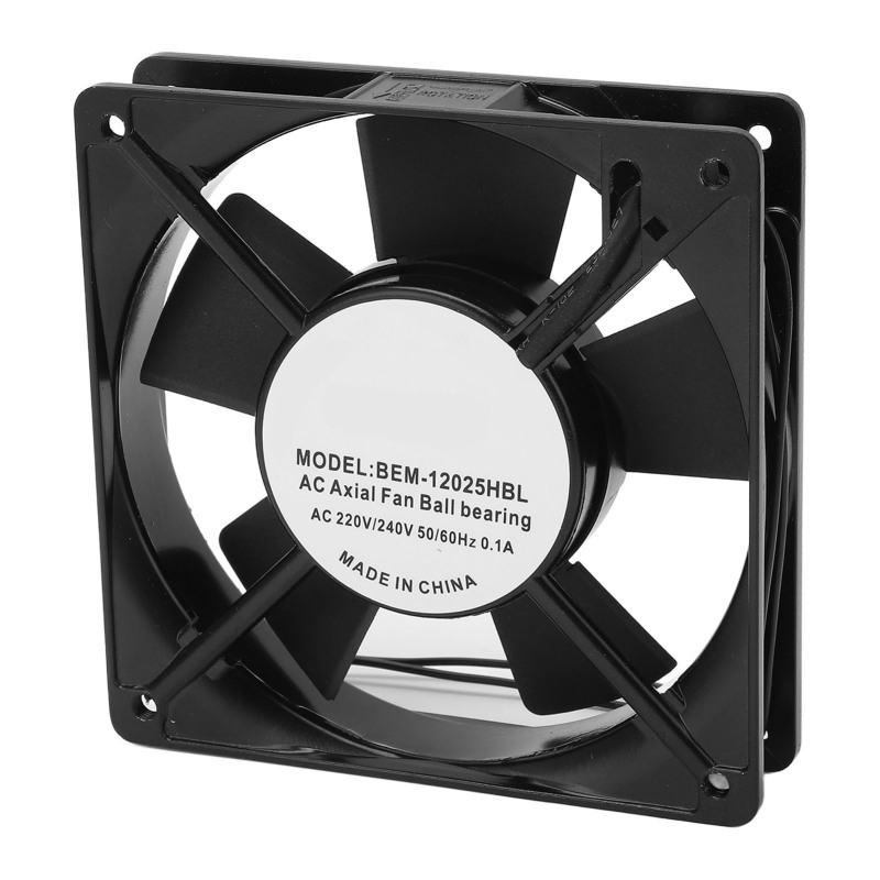 Ventilateur axial Irovami - détail du cadre en alliage d'aluminium