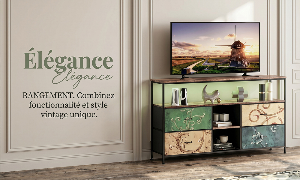 meuble tv led